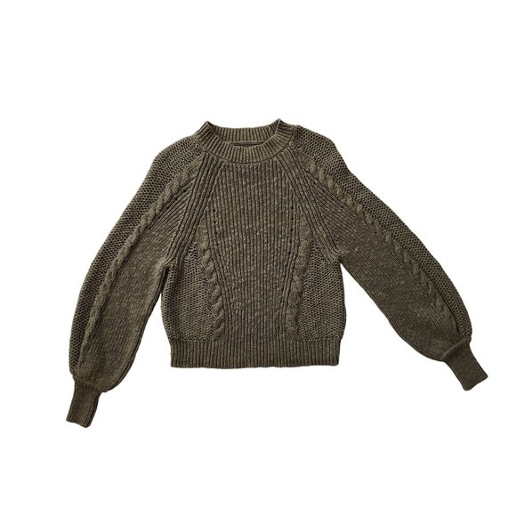 American Eagle Sweater XS Olive Green - Picture 1 of 9